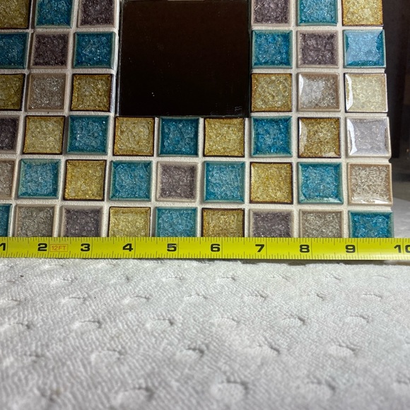 Sonoma Tilemakers Framed Mosaic Crackle Tile Mirror - Picture 12 of 12